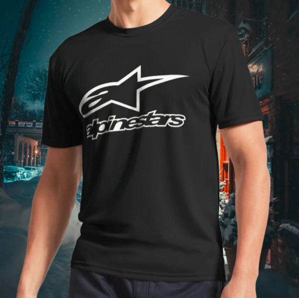 NEW! Alpinestars Bike Equipment Logo Long Sleeve T-Shirt Funny Size S to 5XL