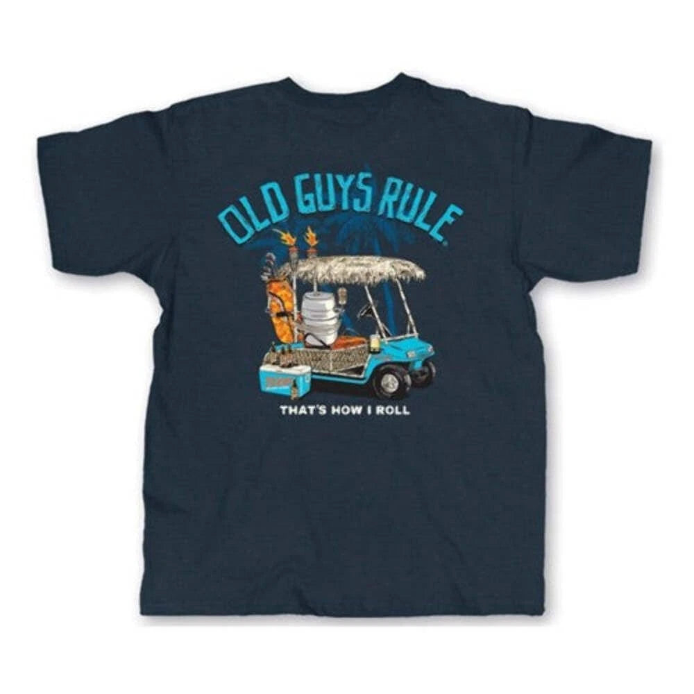 Old Guys Rule OG2094 - Beer Cart T-shirt - Navy