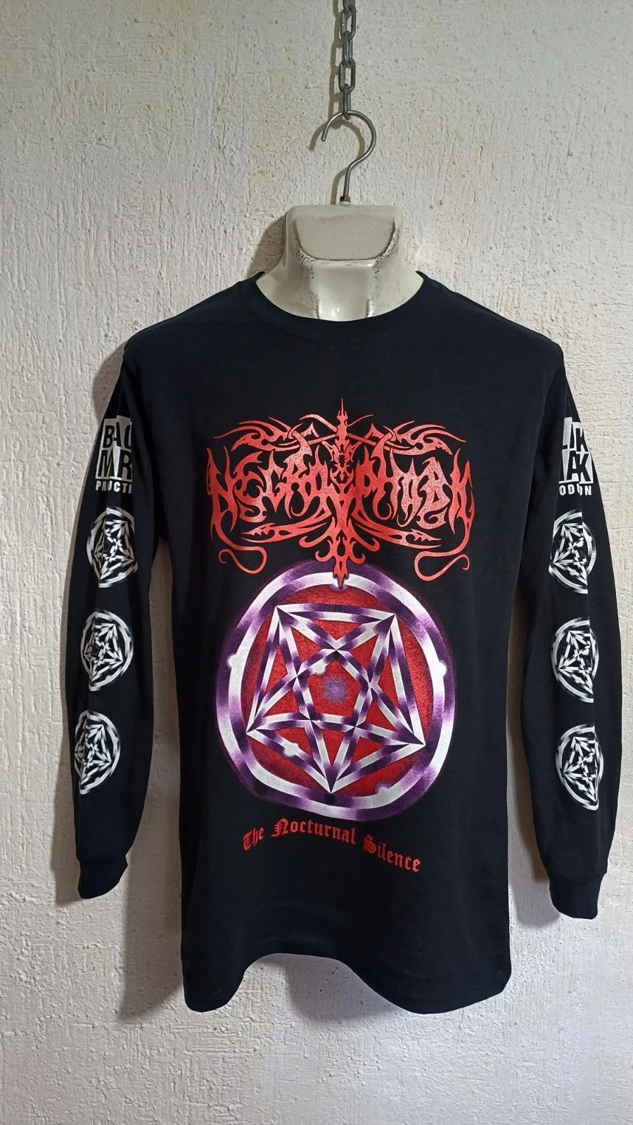 Necrophobic nocturnal long sleeve shirt black metal dissection sacramentum