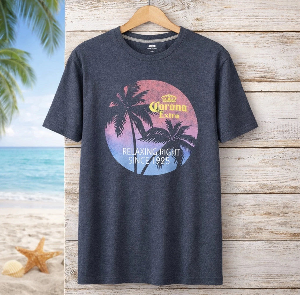 Old Navy Corona Extra Graphic Men's Tee Shirt Size Medium