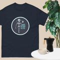 Funny, coffee, Just trying to stay alive, skeleton - Men's classic tee