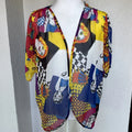 Vintage M. Made In USA Pop Art Marilyn Monroe Sheer Shirt Vintage Size Medium