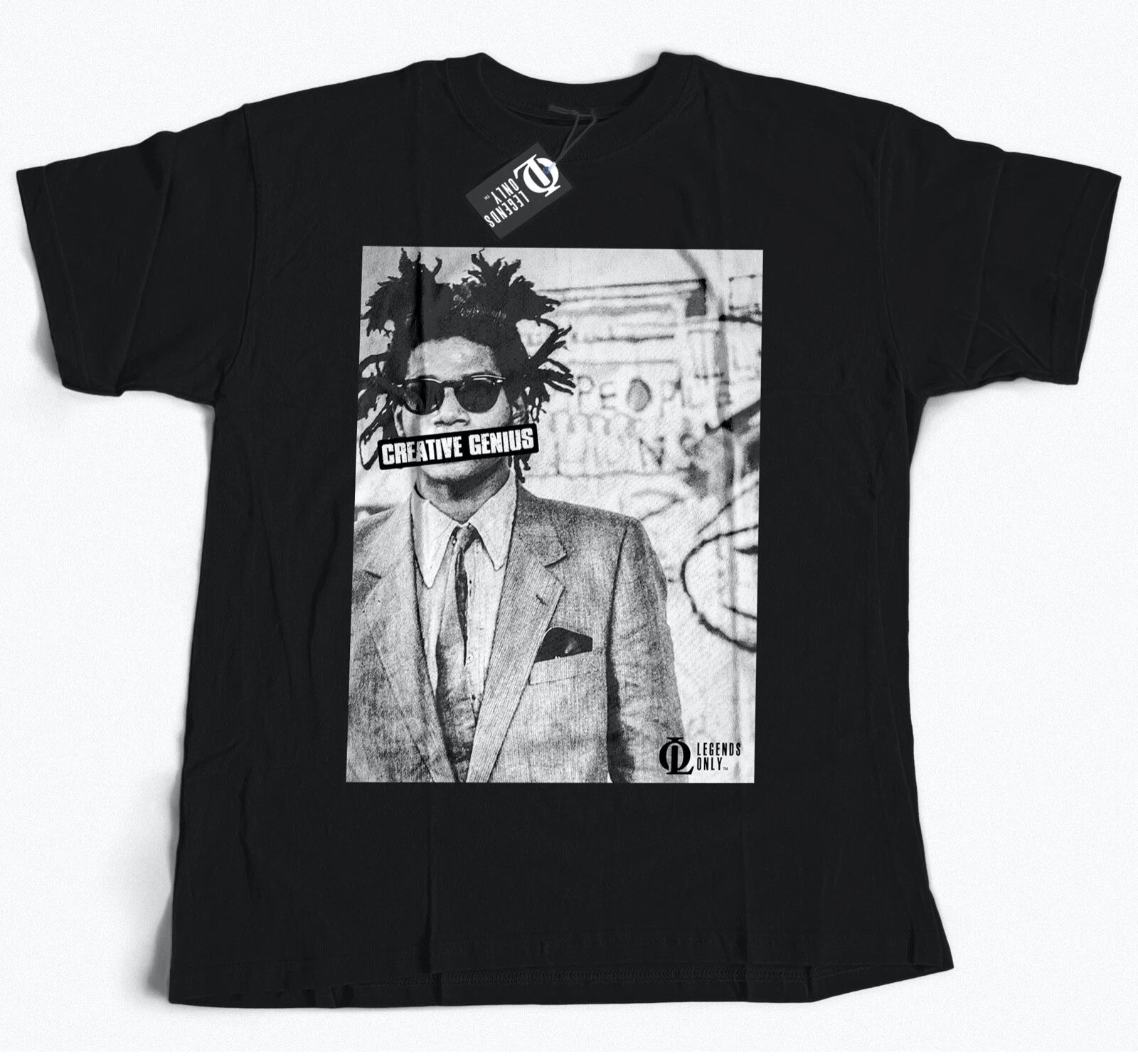 Basquiat Creative Genius T-Shirt (All Sizes Available up to 3XL)