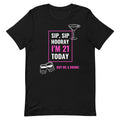 21st Birthday Meme T Shirt Black…