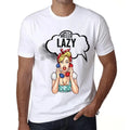 Men's Graphic V-Neck Hello Lazy T-Shirt - Hello Lazy
