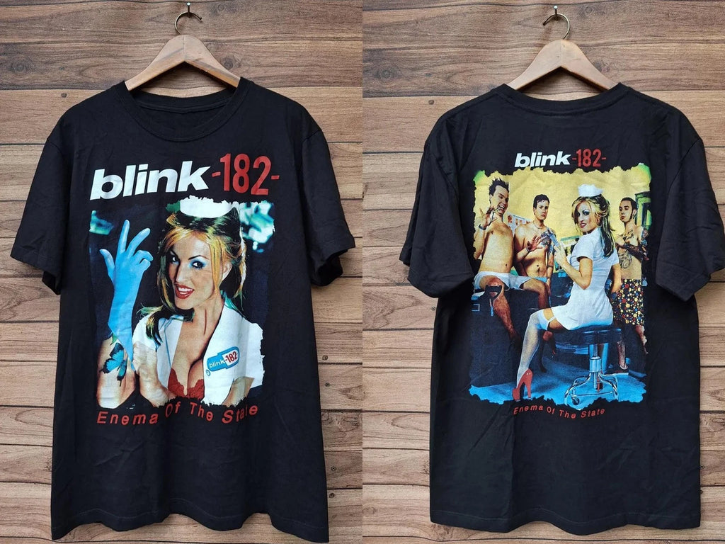 Vintage Blink 182 Enema of the State Band Punk T-Shirt Unisex Fan Gift S-5XL