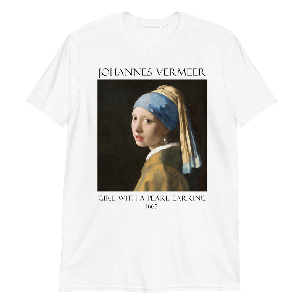 Johannes Vermeer Girl With A Pearl Earring Shirt, Dutch Baroque Period Art