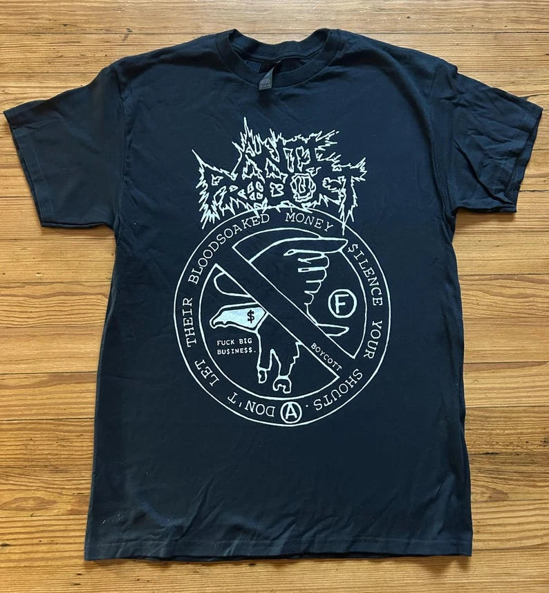 ANTI PRODUCT T-Shirt UK Anarcho Punk Hardcore Crust Band Merch Tee RAW