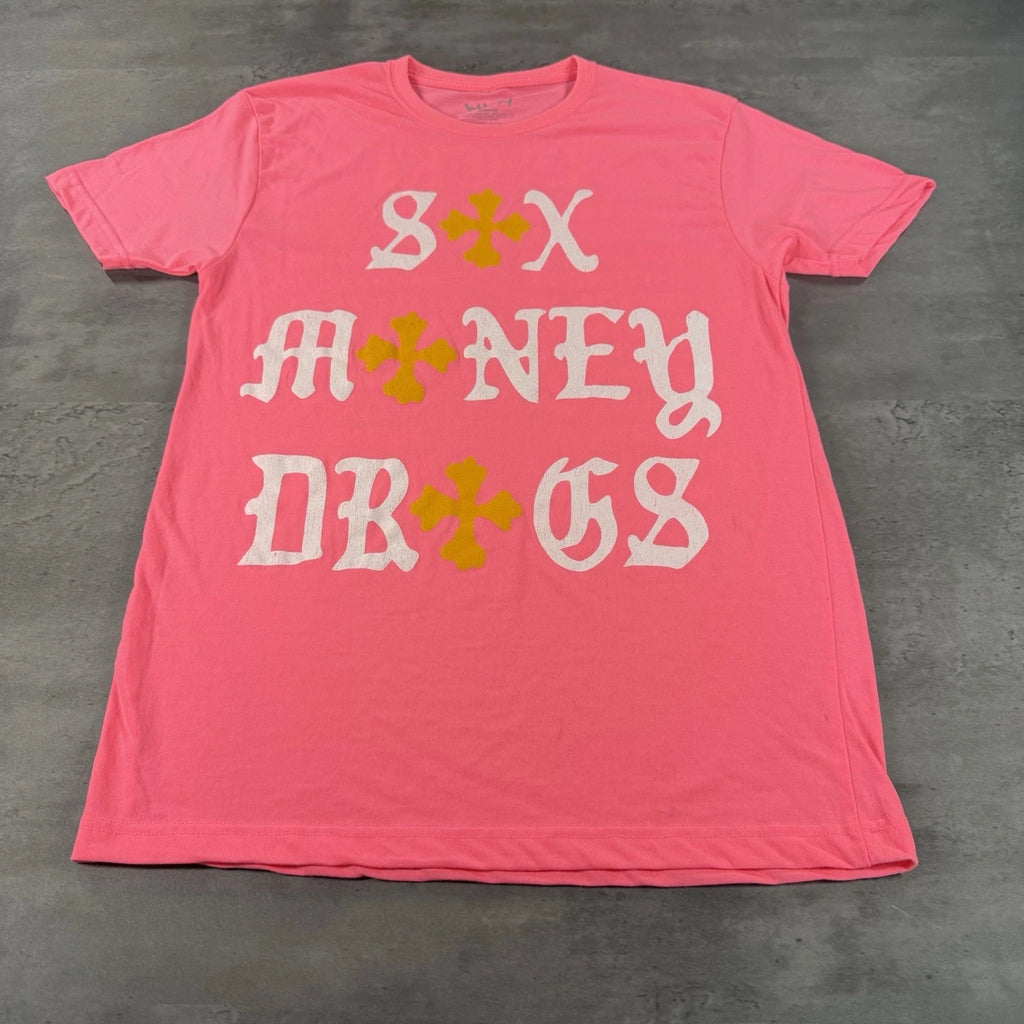 Lucki Sex Money Drugs T Shirt Medium Pink Official Concert Tour Merch Rap HipHop