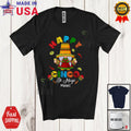 Happy Cinco De Mayo; Amusing Custom Name Mexican Sombrero Gnome With Taco Shirt