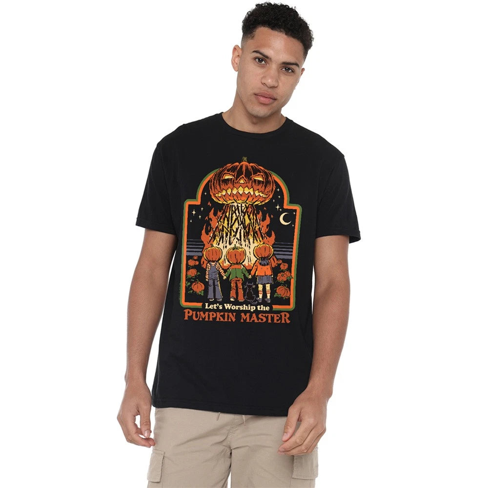 Steven Rhodes Pumpkin Master Unisex T-Shirt S-5XL, Black