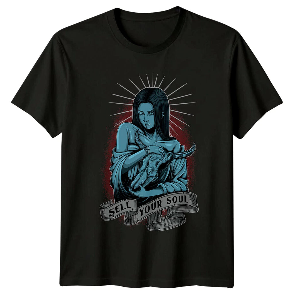 SELL YOUR SOUL Occult & Gothic Mens T-Shirt Womens Tee Graphic Unisex Top