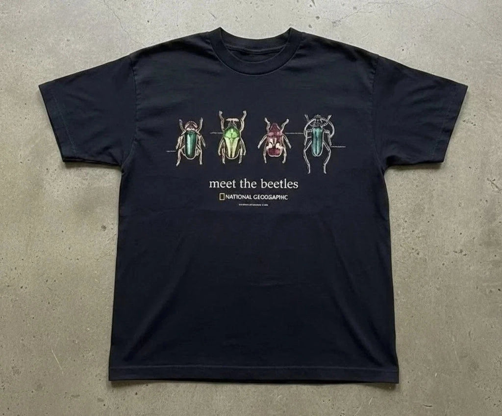 Retro National Geographic 'Meet the Beetles' Unisex reprint T-Shirt