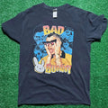 Gildan Bad Bunny T-Shirt Men’s Medium Black Y2K Style Distressed Graphic Tee