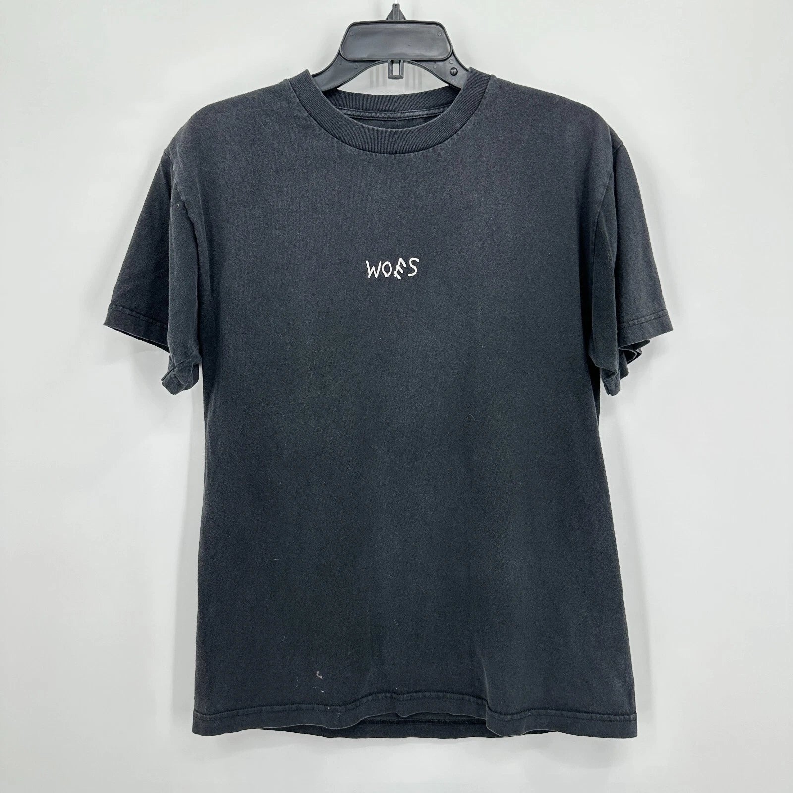 Eldon Drake Woes T-shirt Mens M Black White Minimalist Streetwear Rap Grunge