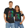 TRENDY GREAT GAS MASK COLORFUL GRAPHIC T SHIRT Unisex Heavy Cotton Tee