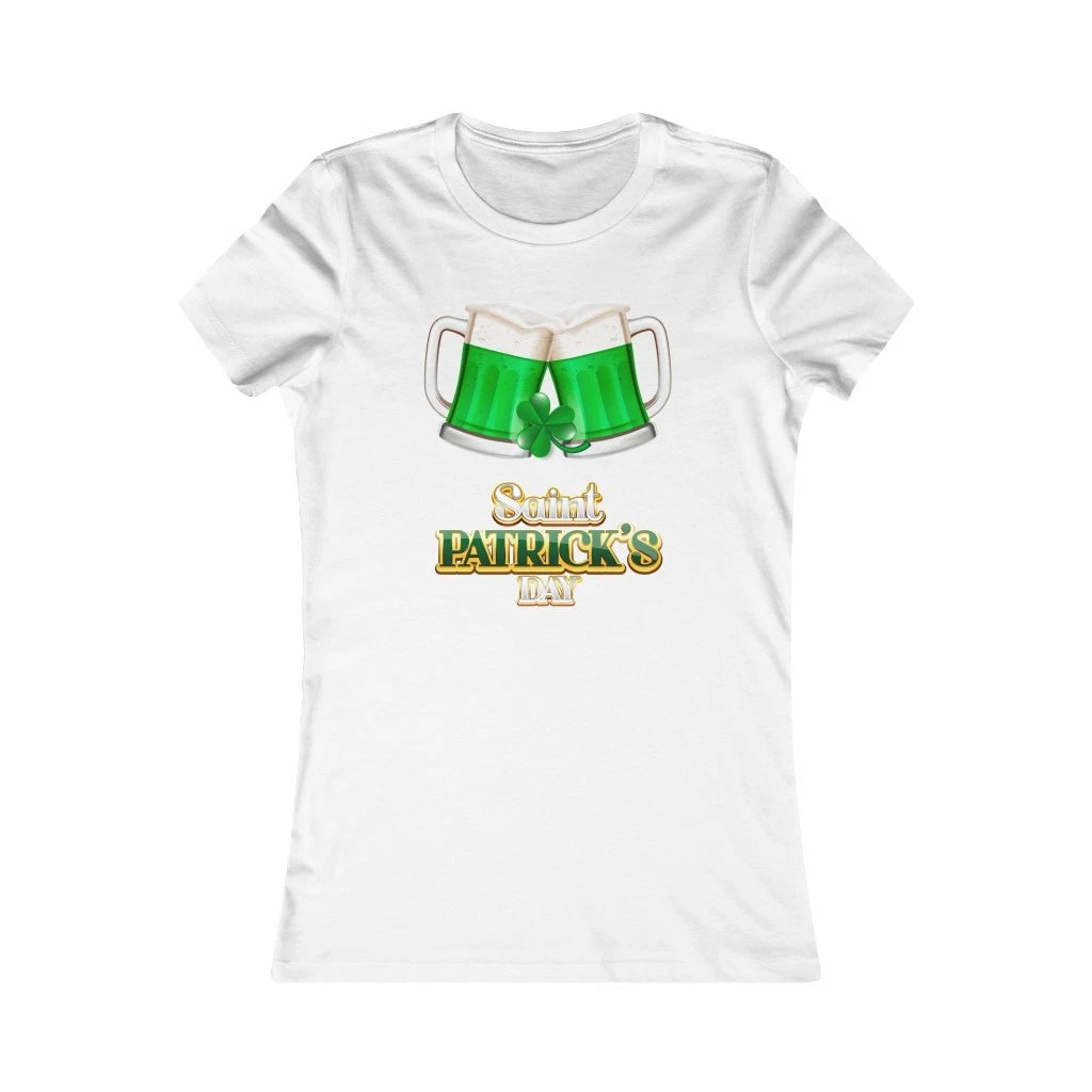 St Patrick's Day Pints Shamrock Beer Women's Favorite Tee