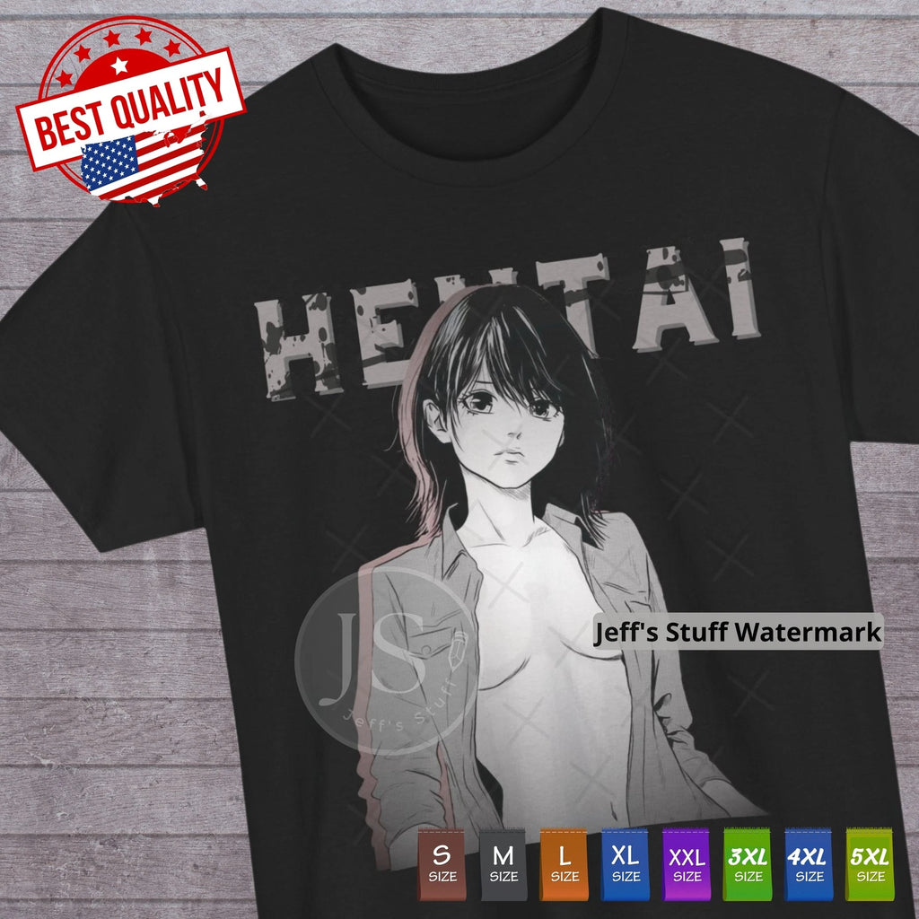 Otaku Kawaii Waifu T Shirt Mens Gamer Tee Geek Cosplay Japanese Anime Lover