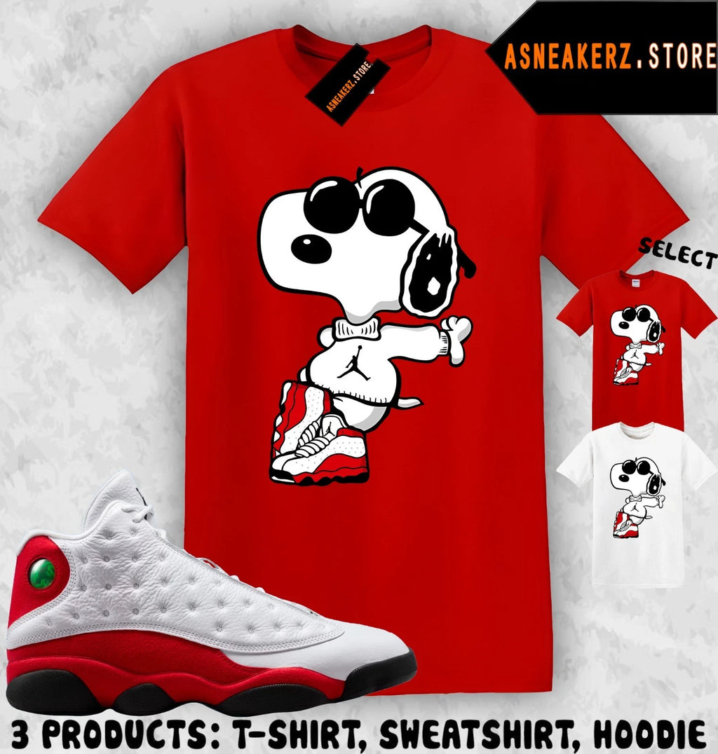 Shirt Match AJ 13 Chicago 2026 Sneaker Matching Tee Sneakerhead Joe Cool T-Shirt