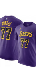 NWT Luka Doncic Los Angeles Lakers City Name And Number Shirt Size Mens XL