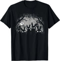 Creepy Cute Bunny Rabbits Horror Aesthetic T-Shirt