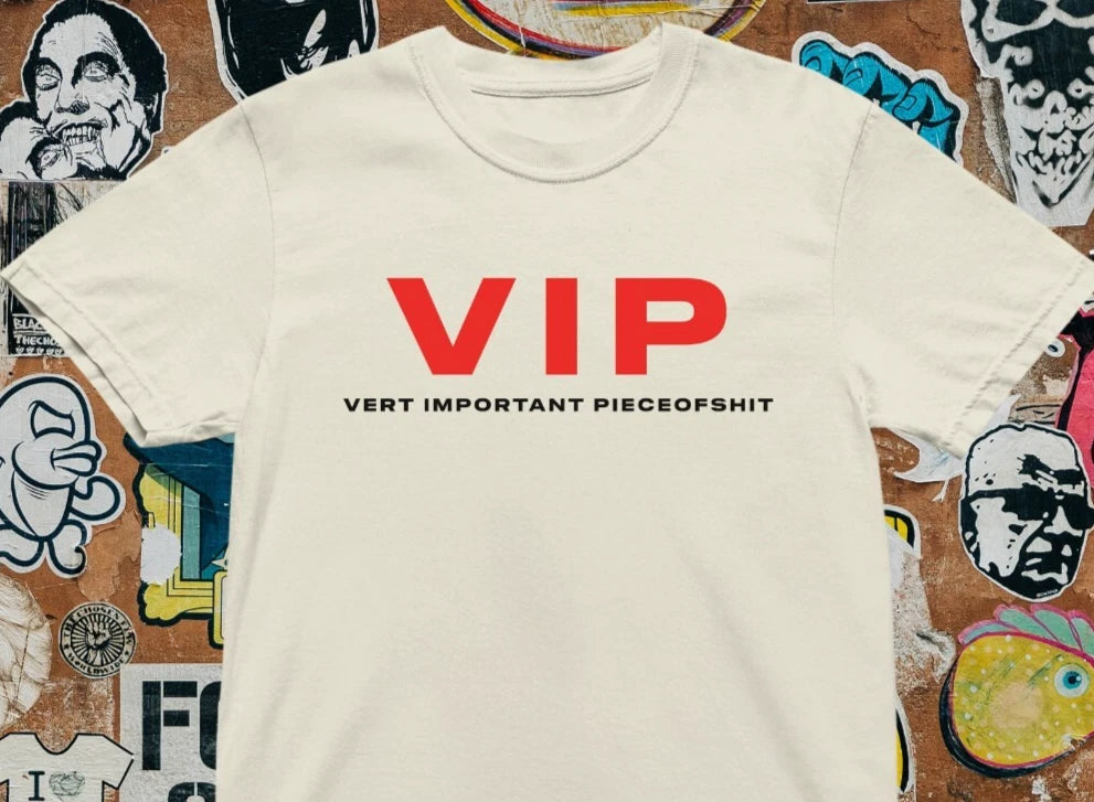 VIP Very Important Piece Of Sh*t T shirt | aesthetics | funny | 2000s | y2k