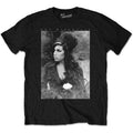 Amy Winehouse T-Shirt Flower Portrait Band Official New Black