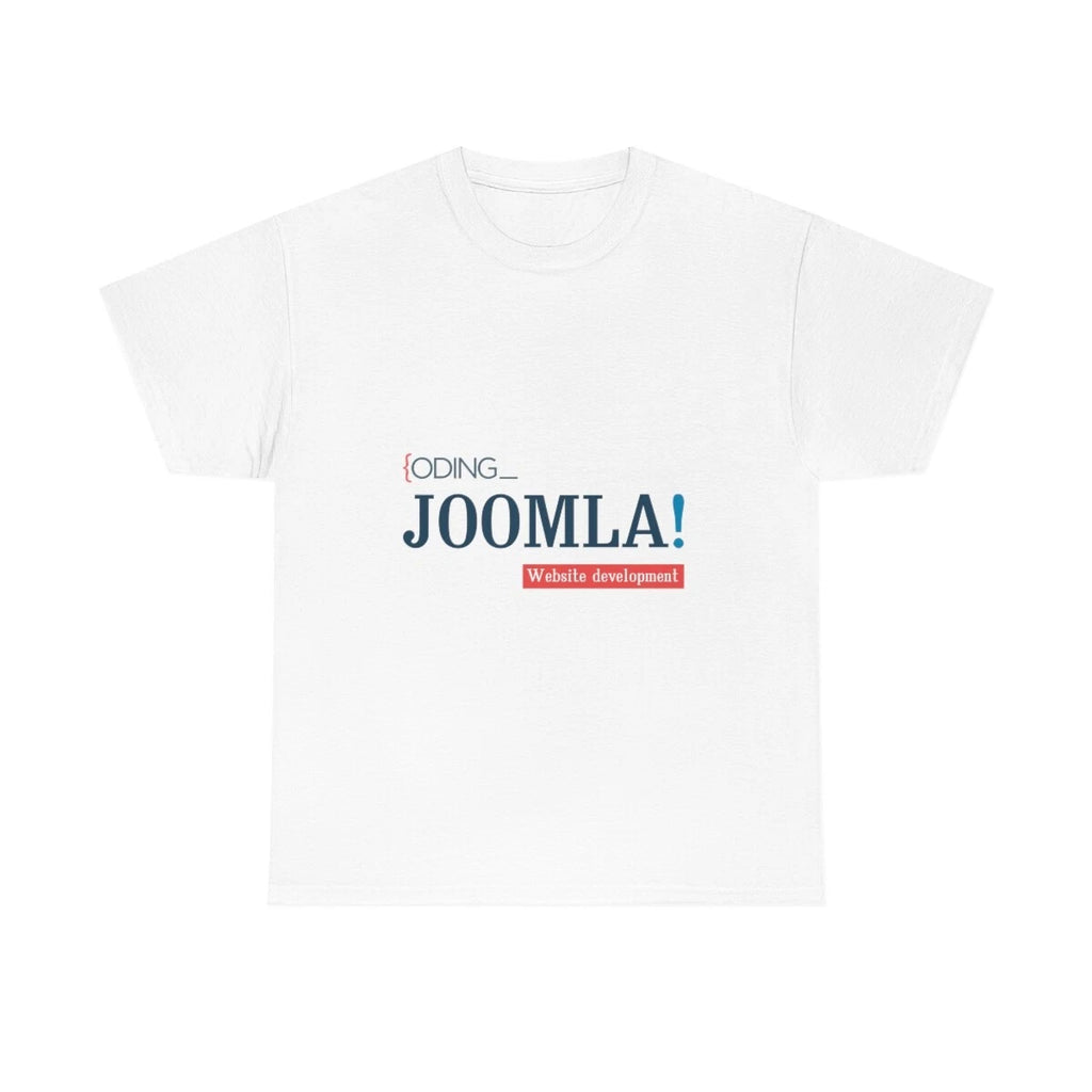 Unisex Heavy Cotton Tee + stylish Joomla print !