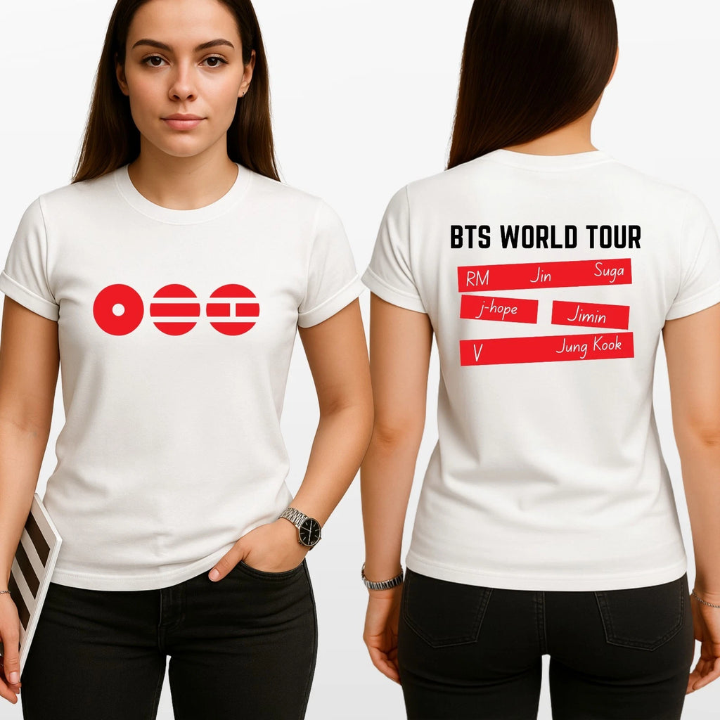 BTS 2026 Tour T-Shirt - Music Fan Concert Gift Unisex Tee - Army Fan Top