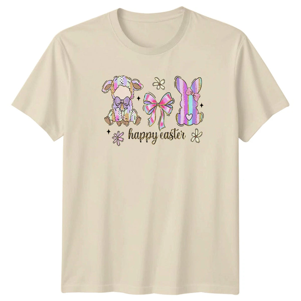 Happy Easter Womens T-Shirt Easter Holidays Easter Gift For Her