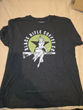 Black Rifle Coffee Company Bomber Girl T Shirt Black Men's Size XXL