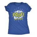 Womens Funny T Shirts Poof I Lost Interest Sarcastic Graphic Tee for Ladies