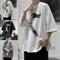 Men's Summer T Shirts with Stylish Hand Prints Great for Vacation Days