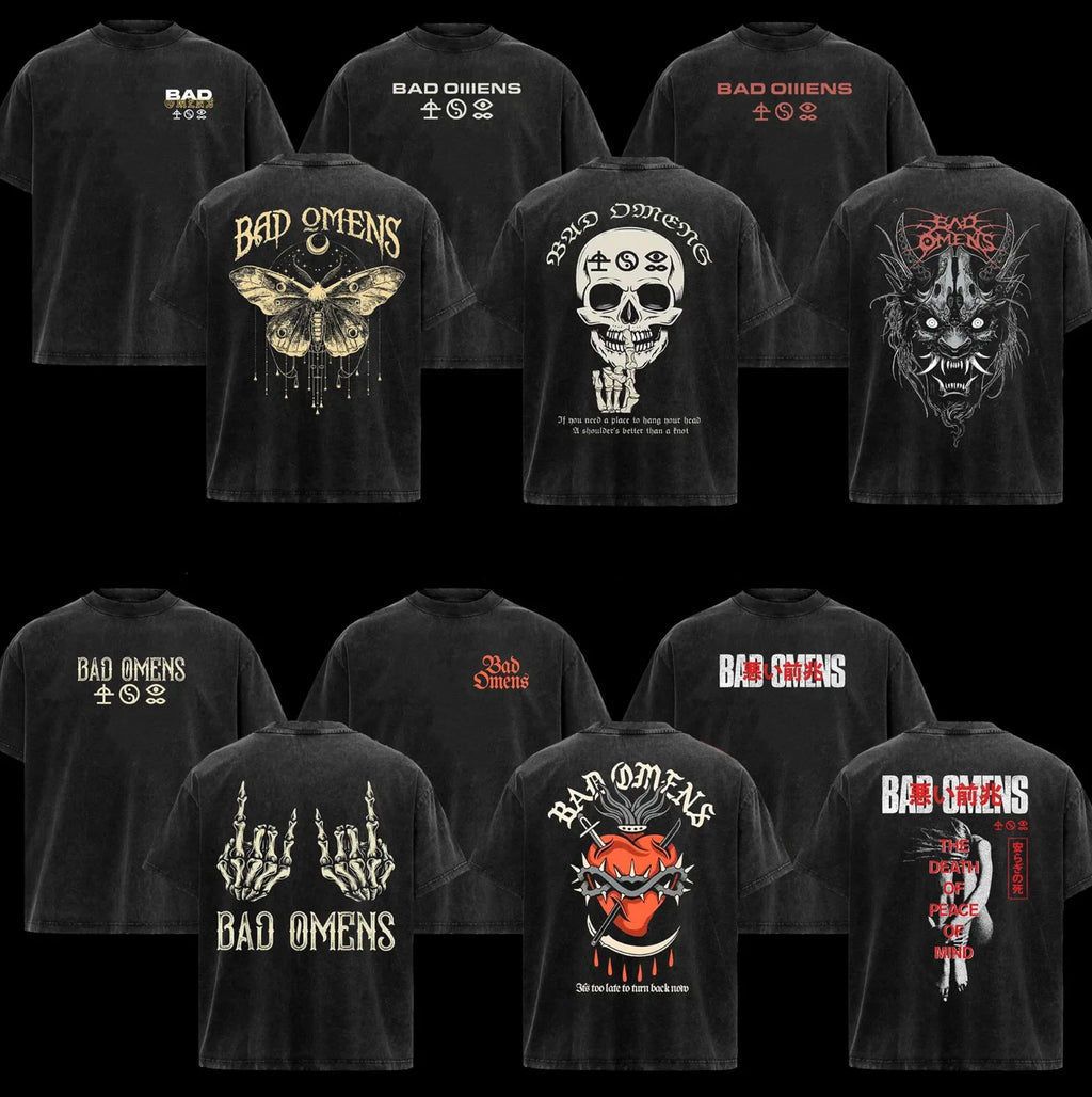 (Collection) Bad Omens Rock Shirt Retro Music Tee Band Music Lover Shirt Vintage