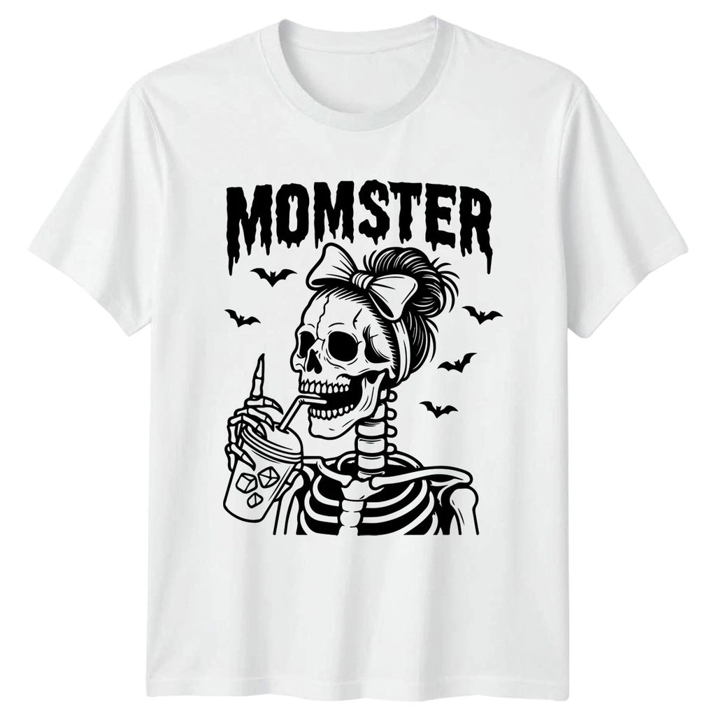 Momster Womens T-Shirt Halloween Mom Mothers Day Gift For Her