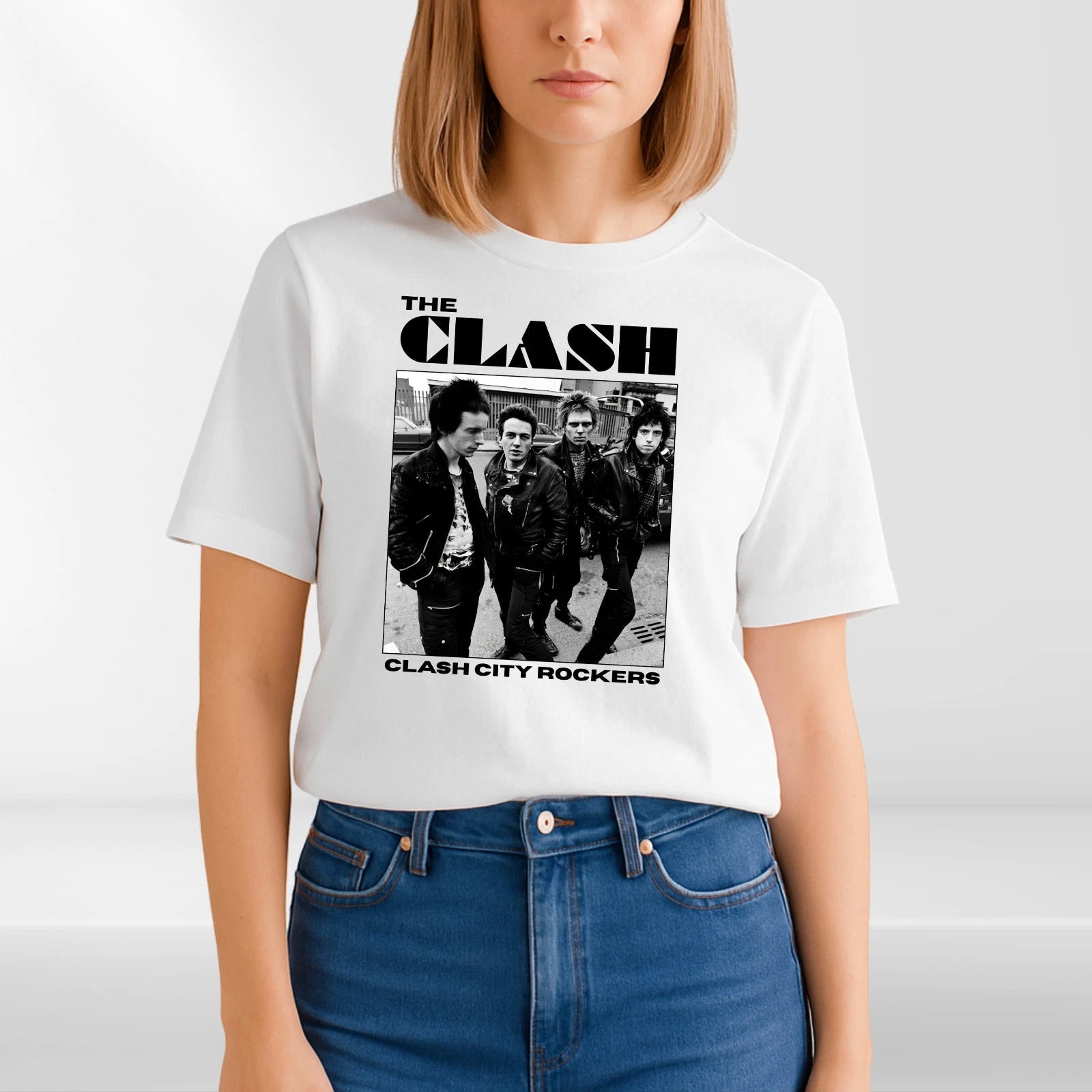 The Clash T Shirt Punk Rock Band Tee Clash City Rockers Unisex