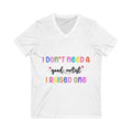 Proud Mom Good Artist V-Neck Tee | Unisex Casual Wear | Perfect Holiday Gift.