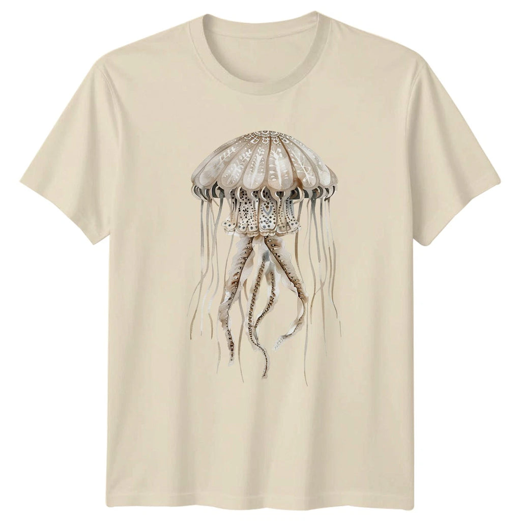 Boho Jellyfish T-Shirt Womens Marine Life Gift For Her