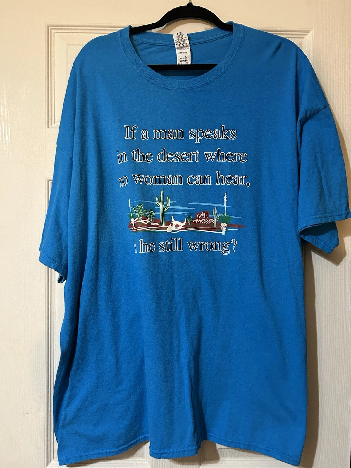 Gildan Men's Size 3XL Heavy Cotton T-Shirt Novelty Gag Gift For Dad Husband