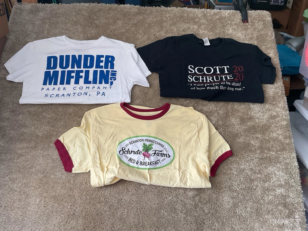 Dunder Mifflin T Shirt, The Office Sitcom Top Mens Small VTG Shirt Size Small 3