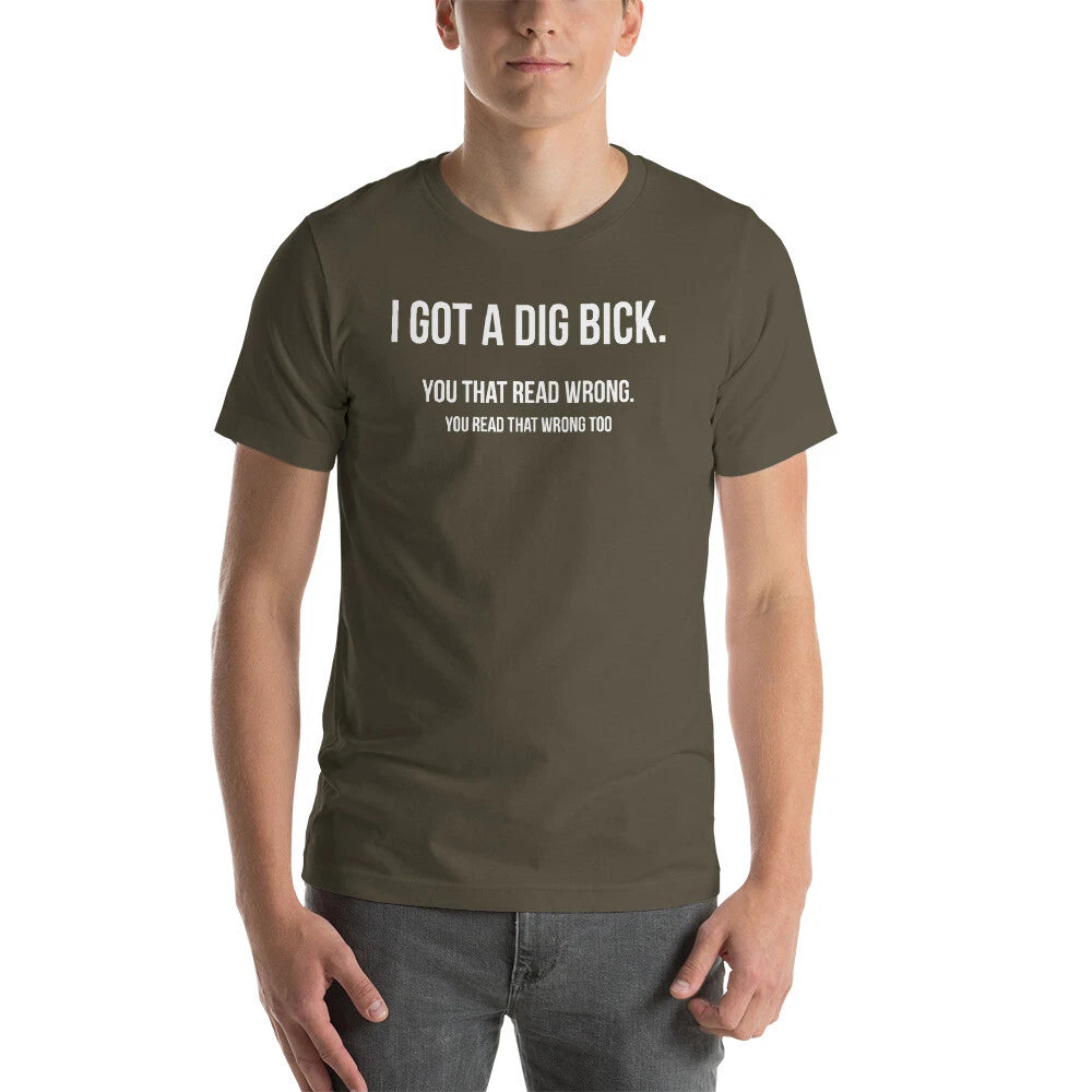 Funny novelty tshirt you read that wrong sarcastic cool hilarious Unisex T-Shirt