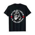 As Far As I Know I'm Delightful T-Shirt Funny Gorilla Mens Graphic Tee Black