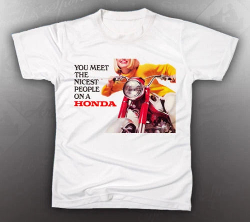 VINTAGE HONDA 'NICEST PEOPLE' TEE-SHIRT LIKE NOS