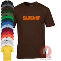 SLACKER Chill Festival Pub Drinkers Slogan Lazy Tee T-Shirt