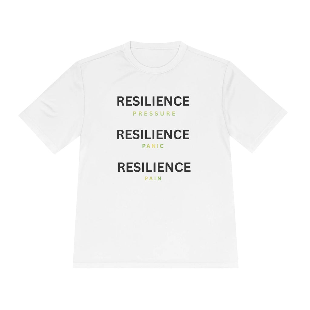 Resilience Pressure Panic Pain Tee | Motivational Resilience Shirt
