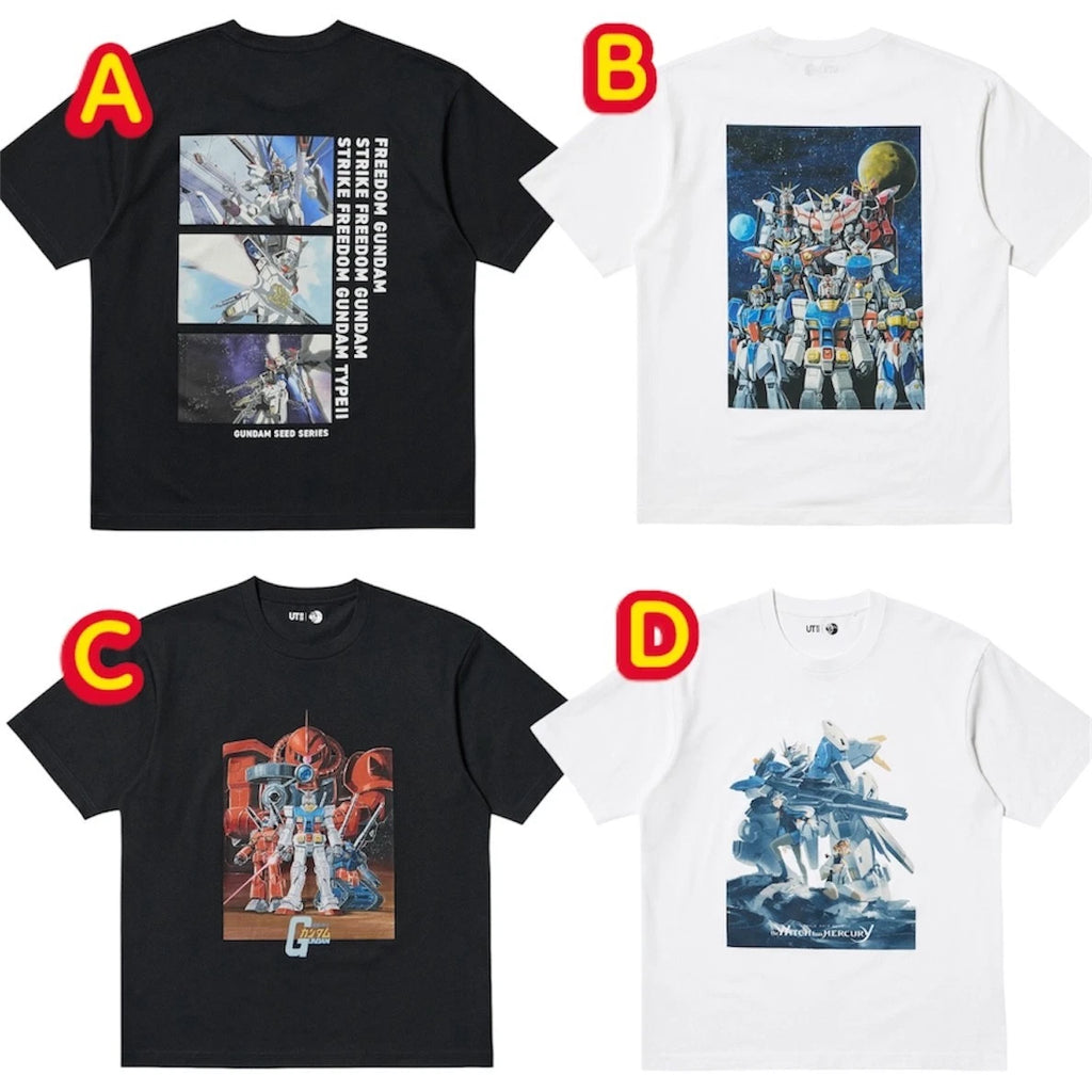 UNIQLO Mobile Suit GUNDAM 45th Anniversary UT Graphic T-Shirt L- 4XL (JPSize)