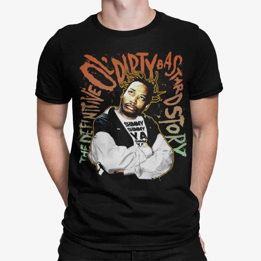 ODB Ol Dirty Bastard Splash Shimmy Ya Retro 90s Hip Hop Rap Mens T-Shirt