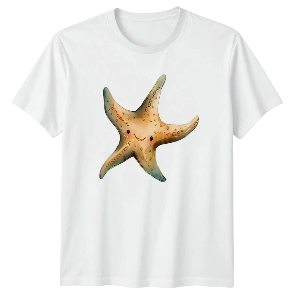 Cute Starfish T-Shirt Ocean Wildlife Gift For Him And Her