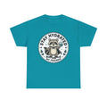 Stay Hydrated Raccoon Tee | Cute Animal Drinking Water Shirt