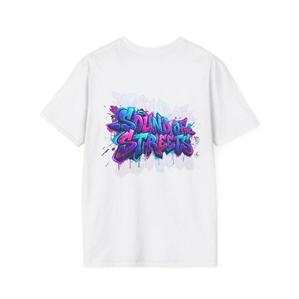 Sound of the Streets T Shirt Graffiti Streetwear Hip Hop Urban Back Print Tee
